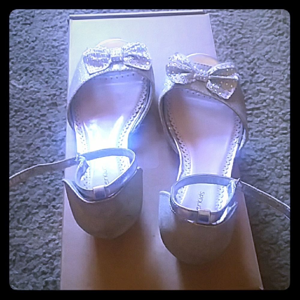 Silver Diamond Shoes